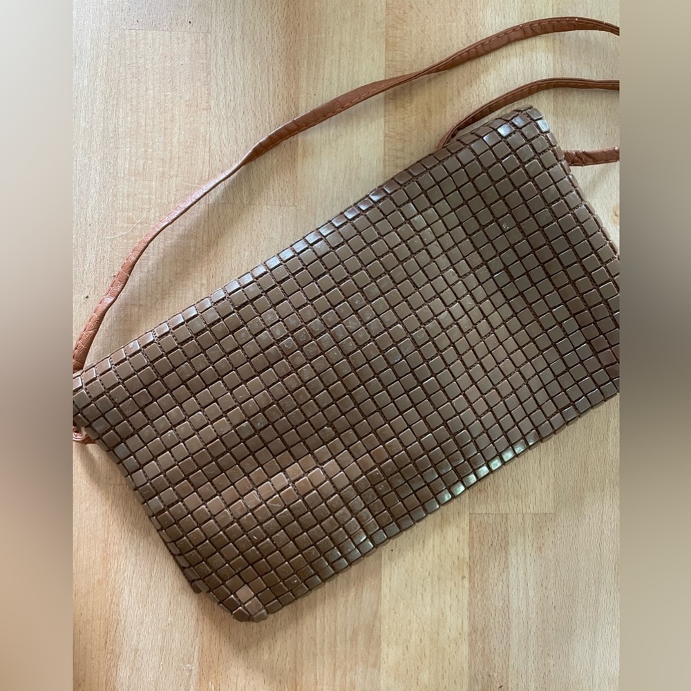 Vintage beaded clutch with shoulder strap - Picture 2 of 5
